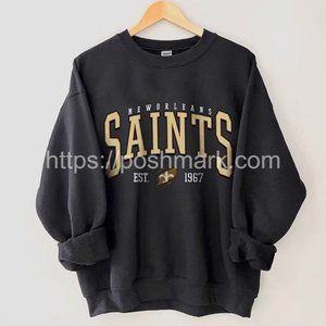 🏈 New Orleans saints 1967 Sweatshirt, New Orleans Football Crewneck retro shirt